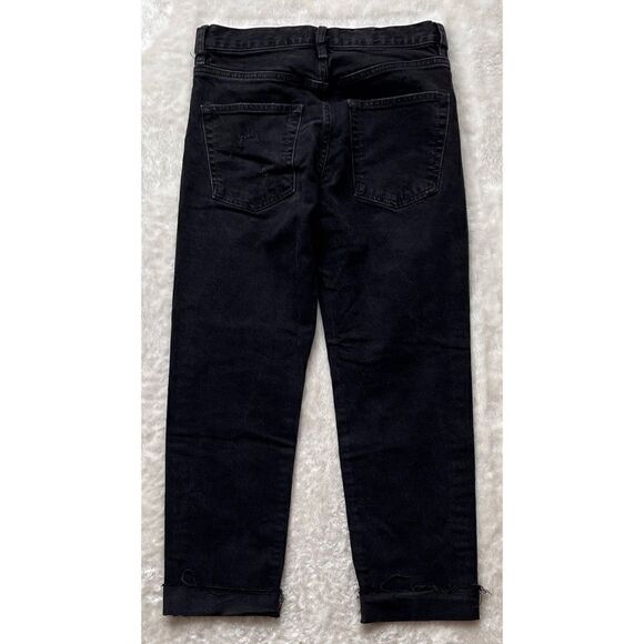 Free People × We The Free Bren Boyfriend Destroyed Jean in Black Magic, Size 24 - Picture 15 of 16